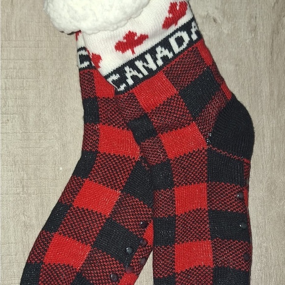 Womens Slipper Fuzzy Socks Non Slip Grips Winter Warm - Picture 7 of 8